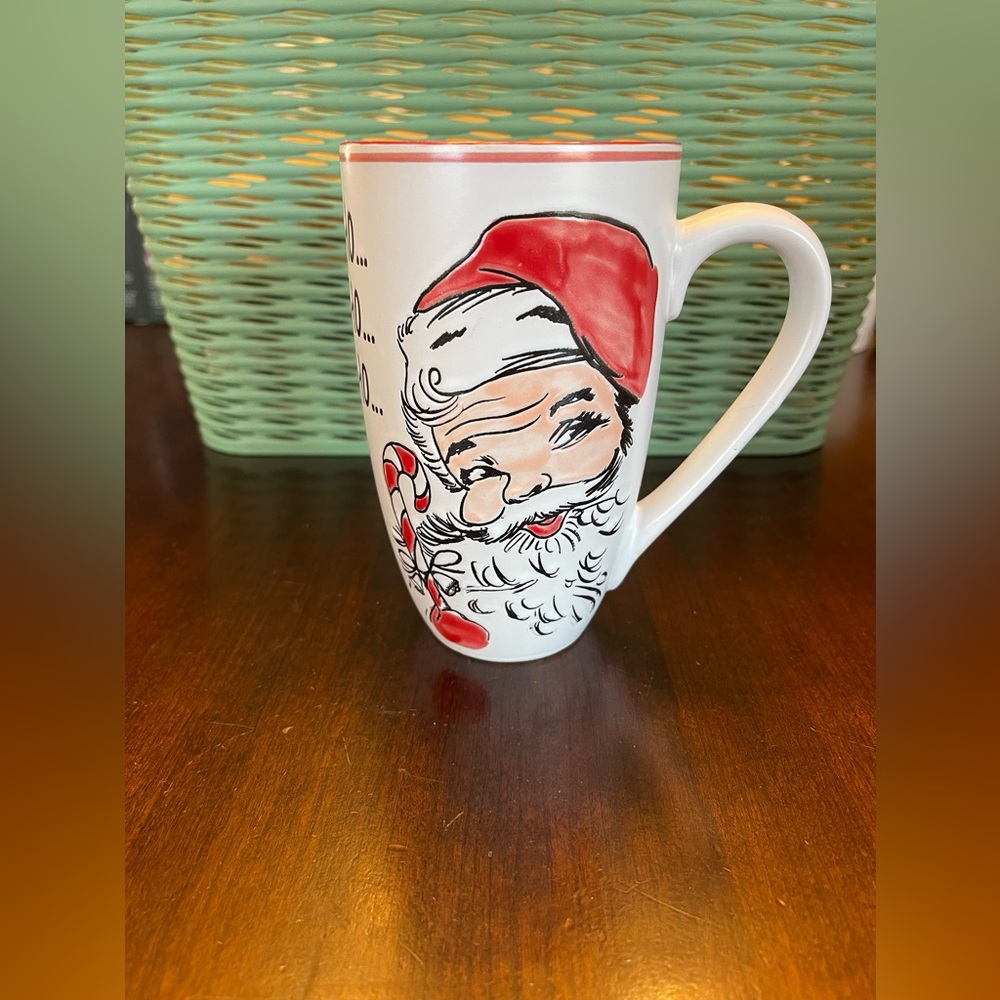 Santa HO HO HO Christmas Ceramic Stoneware Mug Spectrum Designz
